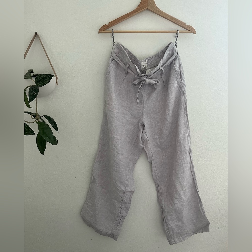 Like new Nicole Miller 100% linen pants